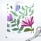 Hummingbird Flower Purple Birds Foliage Green Leaves Garden Large Scale Botanical Blue Bird Cute Animals Spring Summer Custom Printed Fabric by Spoonflower Various Fabrics by the Yard or Fat Quarter